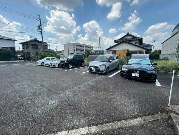 エクセレンス上野の駐車場
