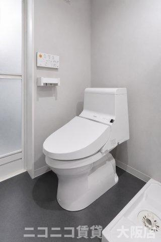 大阪市生野区林寺５丁目のアパートのトイレ|CG画像です。家具家電付きではありません
