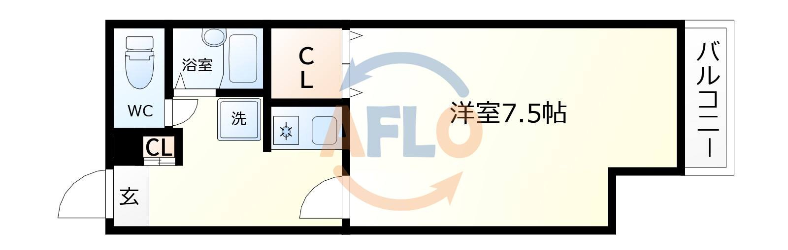 グレース肥後橋の間取り|グレース肥後橋　間取り