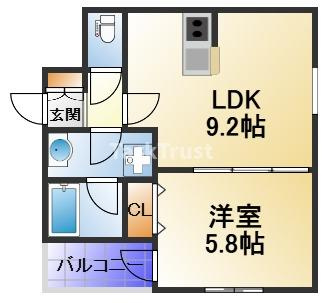 【間取り】 | S Apt.城北公園通
