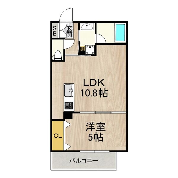 estageo北田辺の間取り
