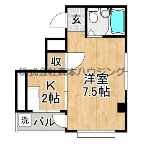 【間取り】 | 　パーソナル18番館