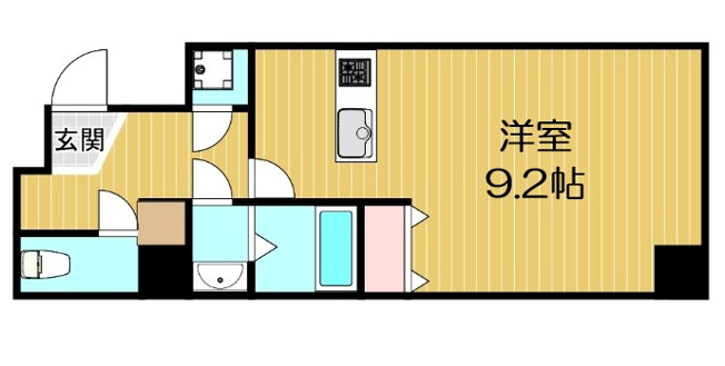 【間取り】 | ブランドールM・西長堀