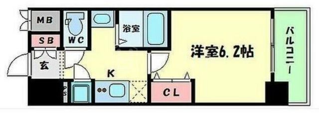 ジュネーゼグラン京町堀の間取り
