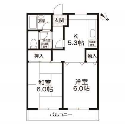 ルミエール堀切の間取り|間取りです。