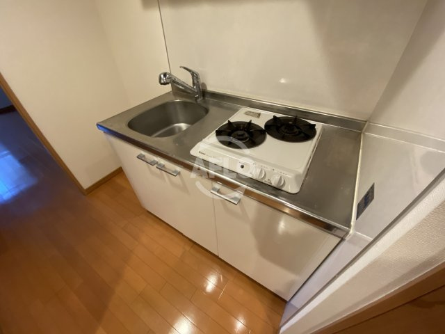 ジュネーゼグラン京町堀のキッチン|ジュネーゼグラン京町堀　ガス2口コンロ