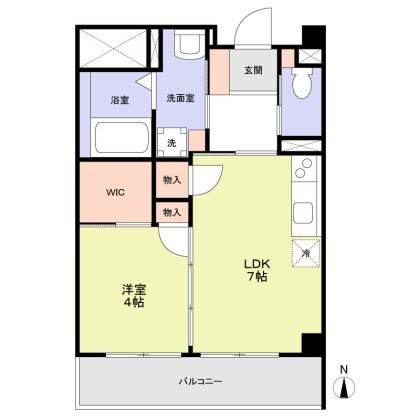 サンメゾン鶴見緑地の間取り