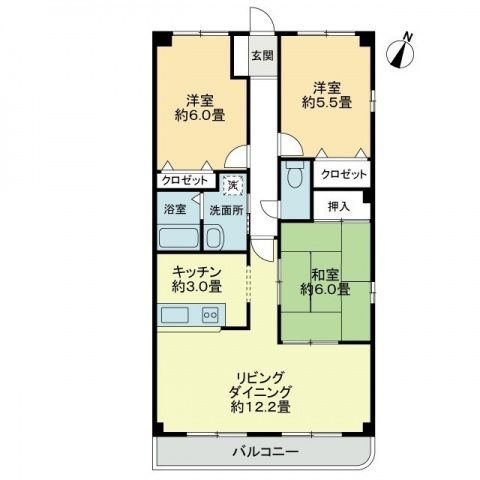 トキワコンフォートの間取り