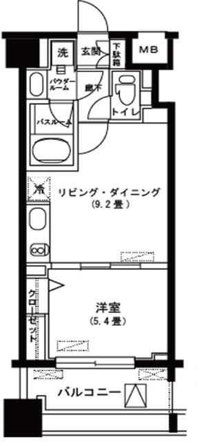 ラグジュアリーアパートメント三ノ輪の間取り|間取りです。