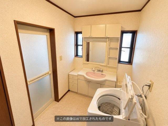 筑西市辻　中古戸建の洗面所