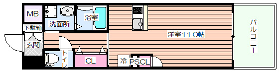 【間取り】 | プレサンス新大阪ステーションフロント