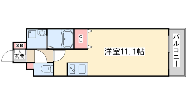 【間取り】 | ビバーチェ鷺洲