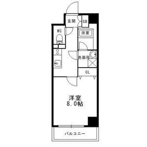 エルシア北田辺の間取り