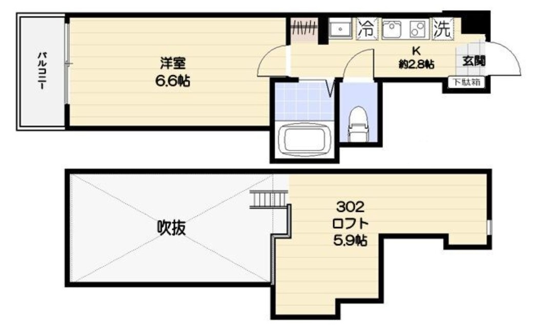 ハレクレアの間取り|間取りです。