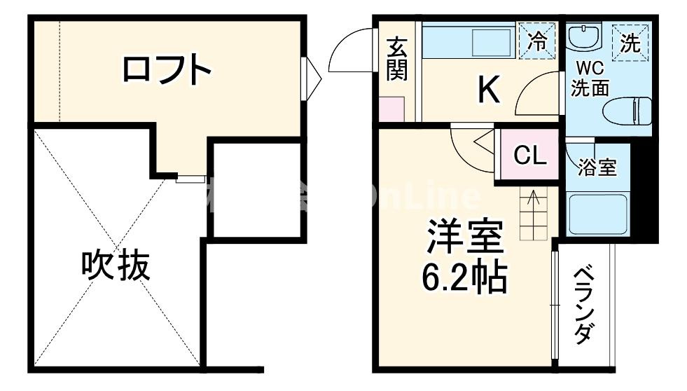 クレアシオン友井の間取り