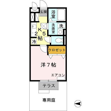 エクレール鷹合の間取り