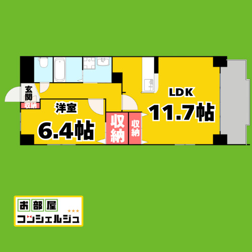 ファミール大山の間取り