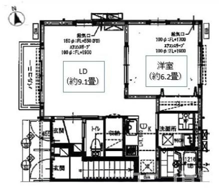 墨田区墨田４丁目のアパートの間取り