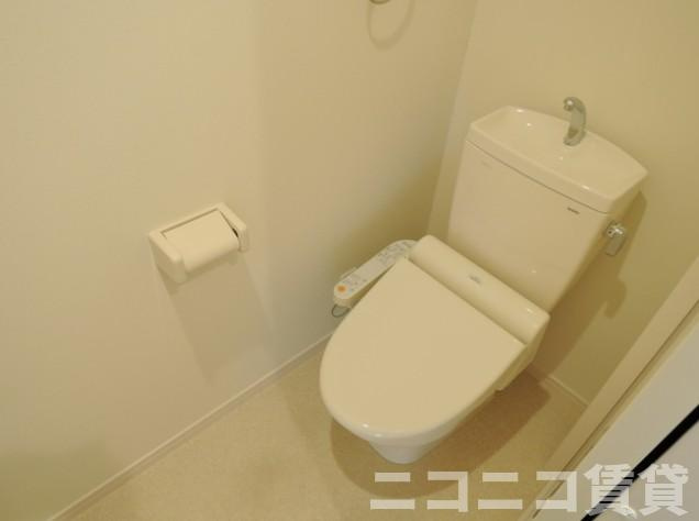 墨田区墨田４丁目のアパートのトイレ|別号室イメージの為、現状を優先致します。