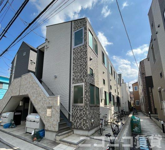 北区志茂５丁目のアパートの外観