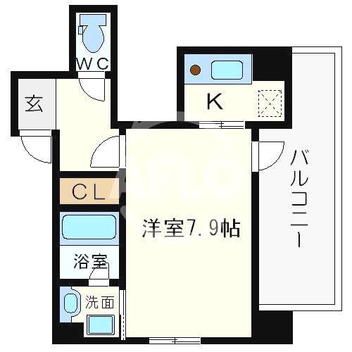 キャピトル安堂寺の間取り|キャピトル安堂寺　間取り