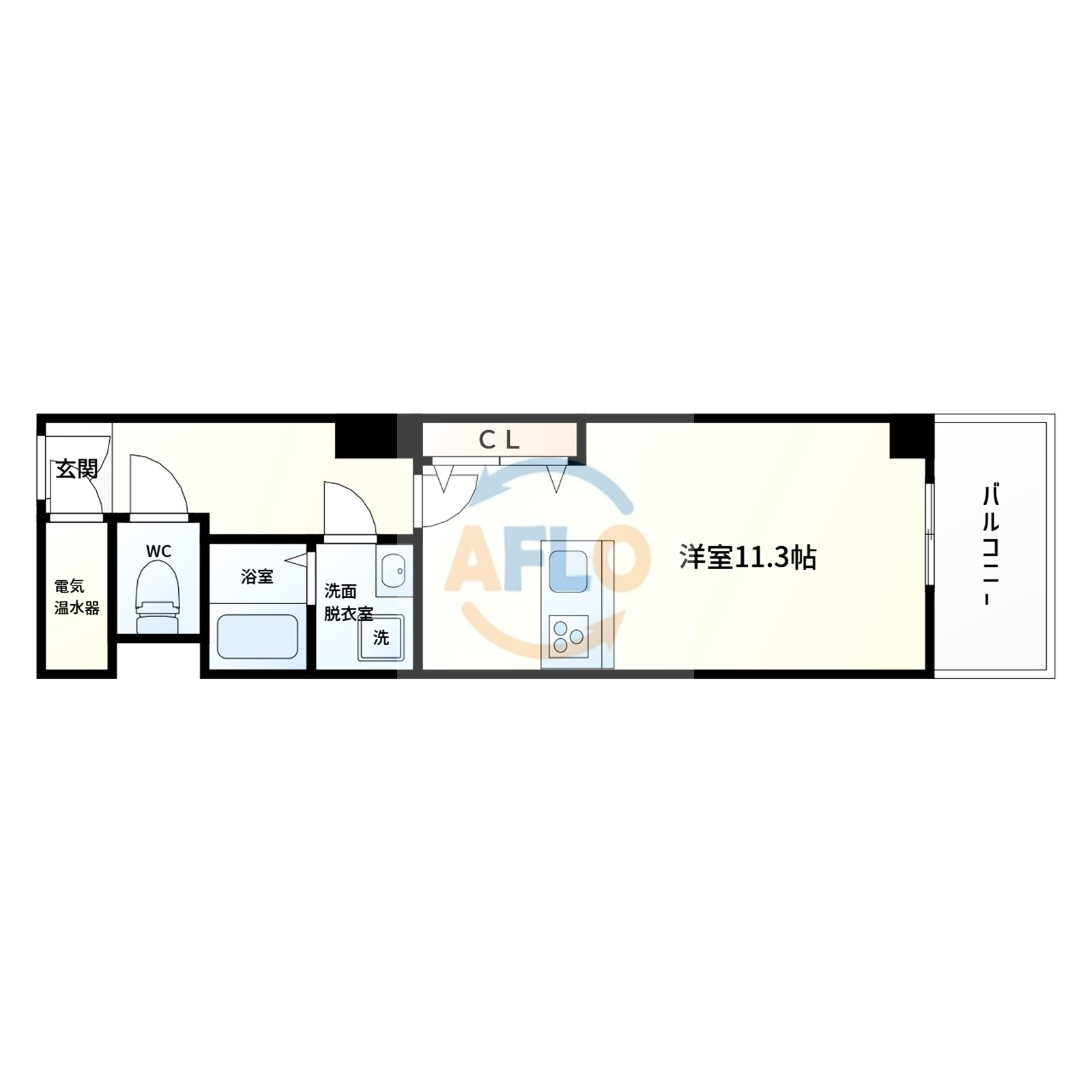 パレロワイヤル順慶町の間取り|パレロワイヤル順慶町　間取り