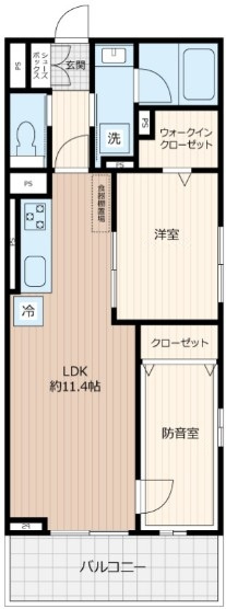 Ｌｉｂｅｒｔｅ井草の間取り|間取りです。