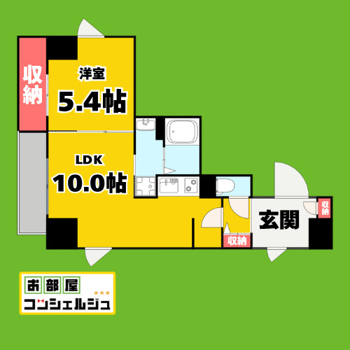 ミリオレビータ金山の間取り