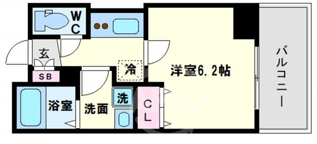 エグゼ天王寺Ⅱの間取り|エグゼ天王寺Ⅱ　間取り