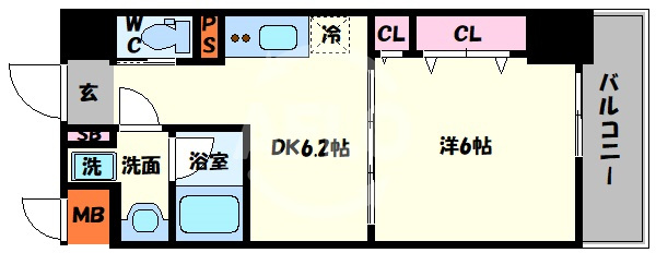 Vert soleil真田山の間取り|Vert soleil真田山　　間取り
