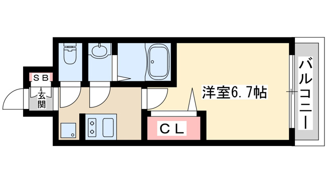 【間取り】 | プレサンス塚本ミッドマーク