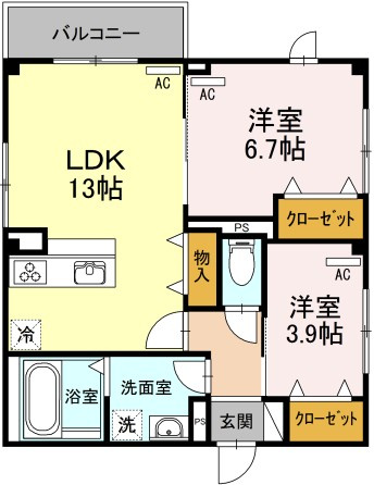 【間取り】 | ヴェルム東別院