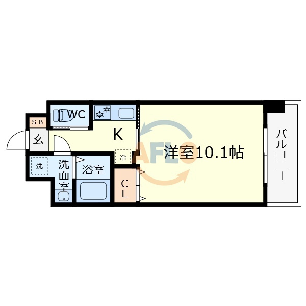 フォレストグレイス深江橋IIの間取り|フォレストグレイス深江橋II　間取り