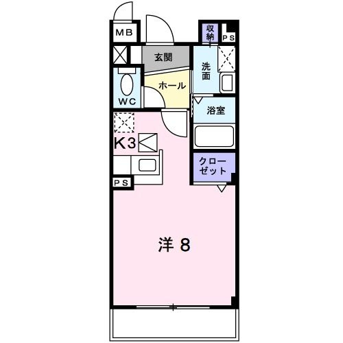 ジュネスド・ノアの間取り|間取りです。
