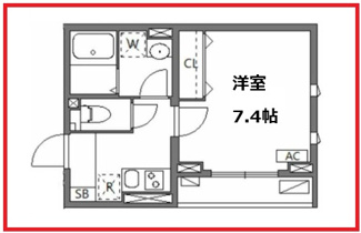【間取り】 | ウィンドテラスセカンド八広Ⅰ