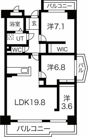【間取り】 | 茶屋ヶ坂プログレス
