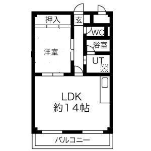 サンヒルズ西灘の間取り