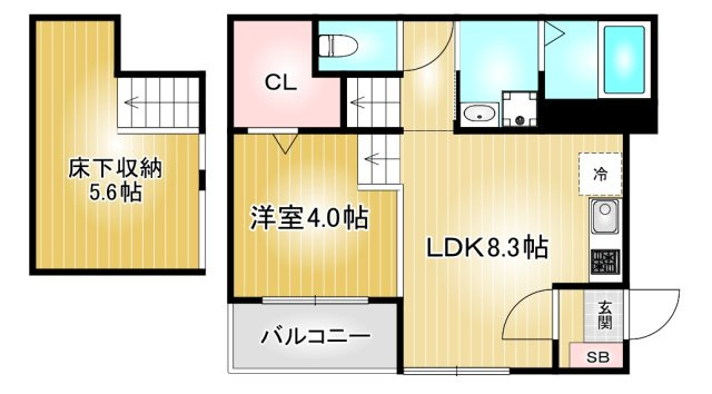 パルク カナヤマ 2｜名古屋市の賃貸ならMy賃貸の間取り|パルク カナヤマ 2