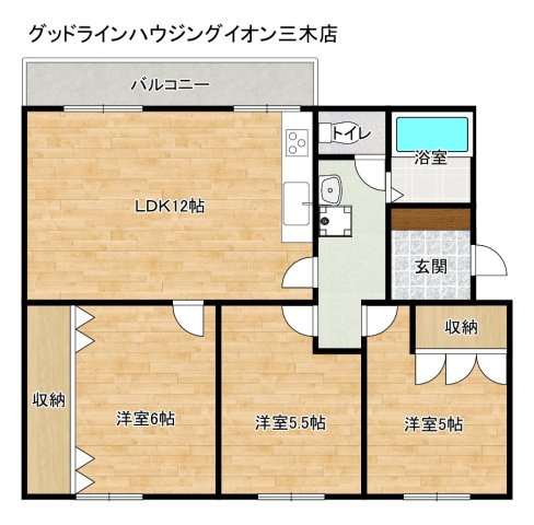 ピアン自由が丘1号棟の間取り