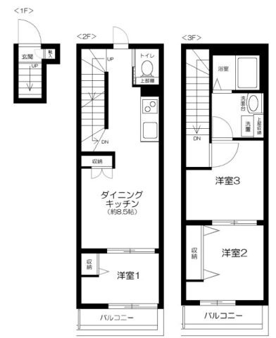 ソルナクレイシア巣鴨の間取り|間取りです。