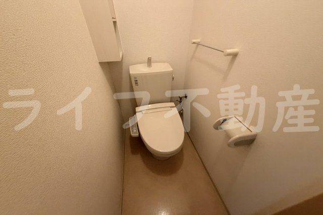 リバーサイド大今里のトイレ|ゆったりとした空間のトイレです