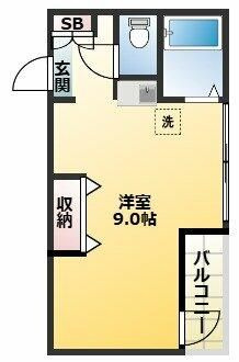 菊地ビルの間取り|間取りです。