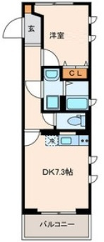 クレイン西日暮里の間取り|間取りです。