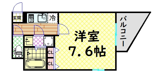 【間取り】 | プロシード大阪WESTアドリア