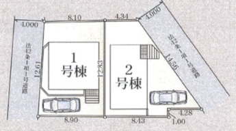 『八王子市新築　戸建て』東京都八王子市長房町450-79【仲介手数料無料】　３３期 の区画図|～仲介手数料無料☆八王子ひなた不動産～八王子市長房町　新築戸建て