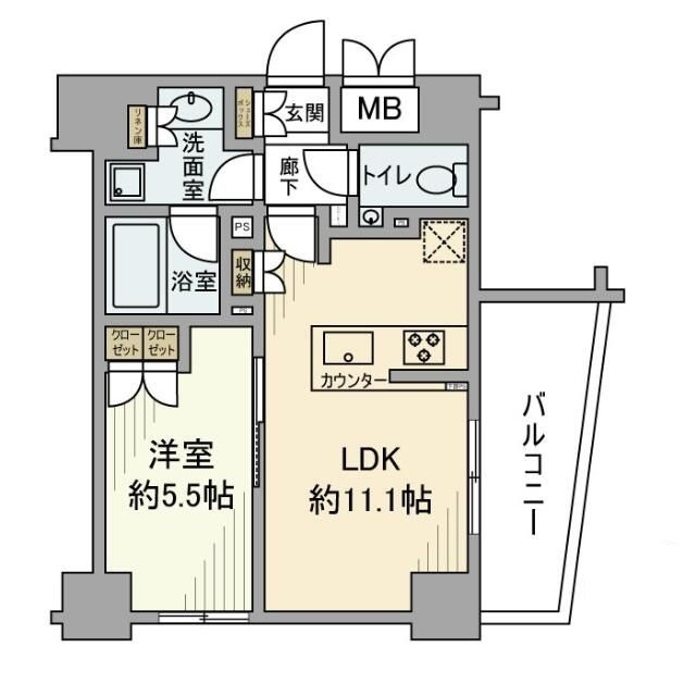 プレシス文京春日の間取り|間取りです。