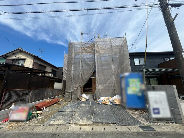 仲介手数料無料）愛西市大井町宮新田３６番　A号棟の外観|★南向きで日当たり良好！★