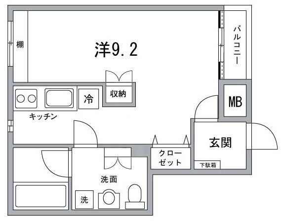 ｋａｒｉｎ散歩の間取り|間取りです。