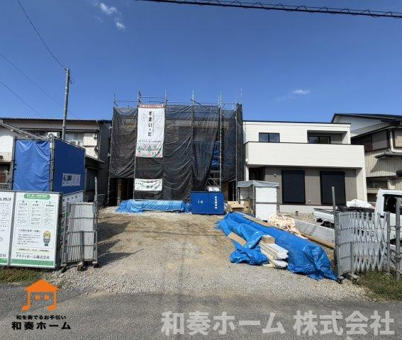 リナージュ ネクスジー 徳島市北沖洲1丁目02期の前面道路含む現地写真
