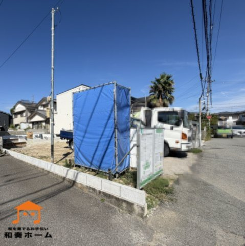 リナージュ ネクスジー 徳島市北沖洲1丁目02期の前面道路含む現地写真